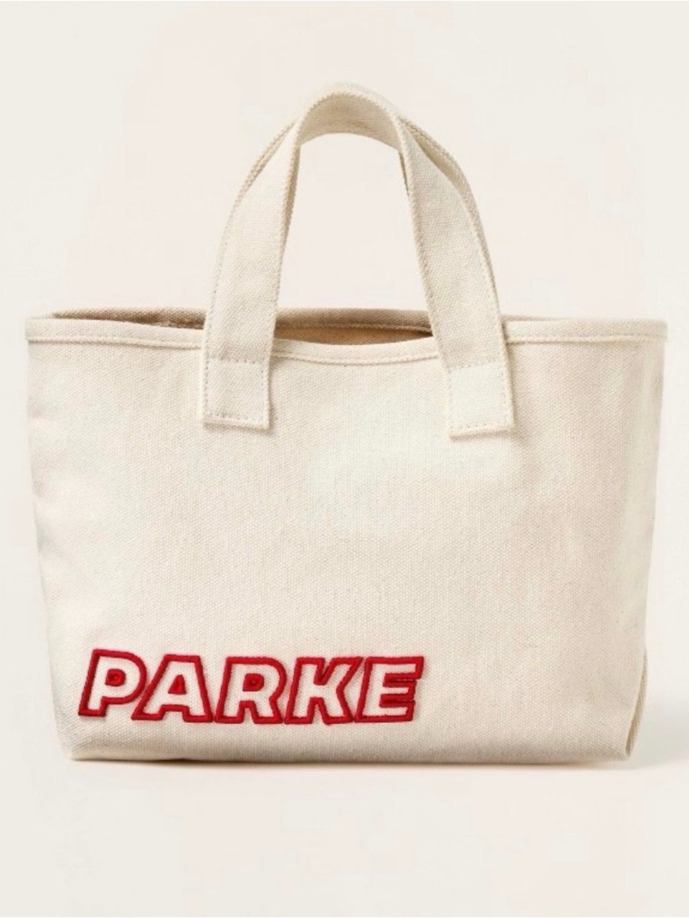 NWT Mini Canvas Tote Bag - Parke x Target Natural